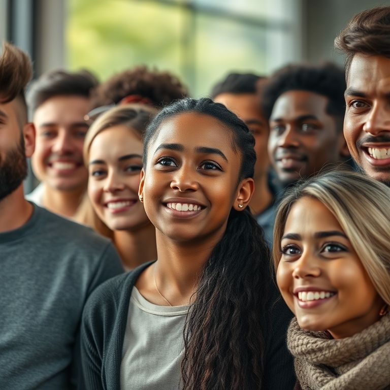 Análise de sentimentos em redes sociais com diversas expressões faciais.