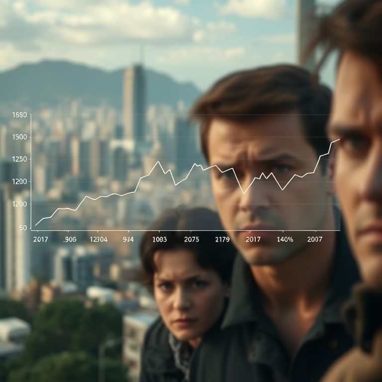 Gráfico da variação do IGP-M com o impacto na economia brasileira.