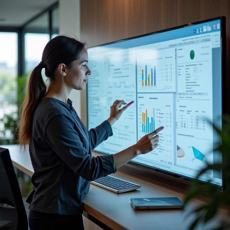 Organizando dashboard de RH no Power BI.