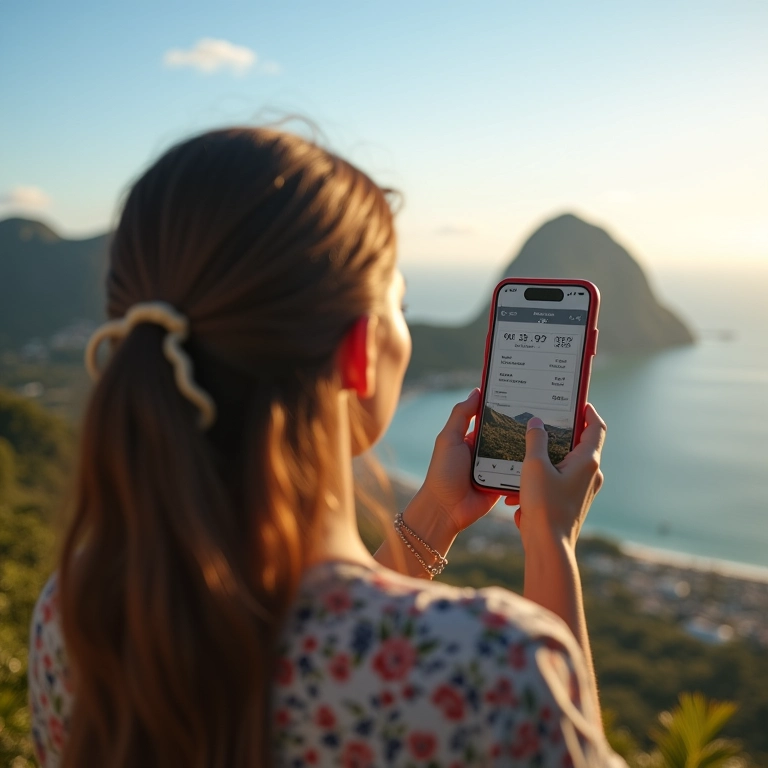Uma influenciadora digital promove um lançamento no Rio de Janeiro.