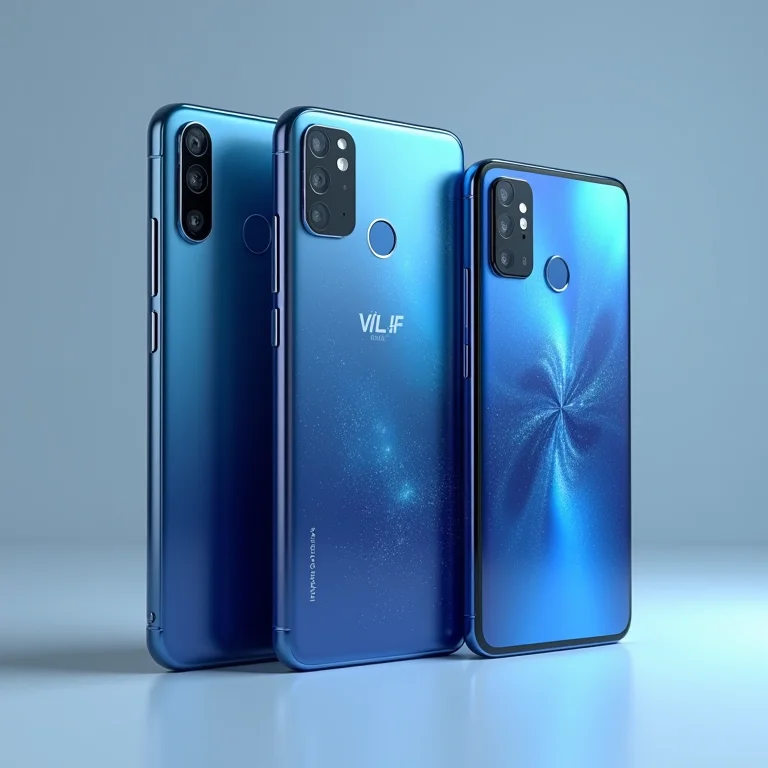 Algoritmos de IA projetando um novo smartphone