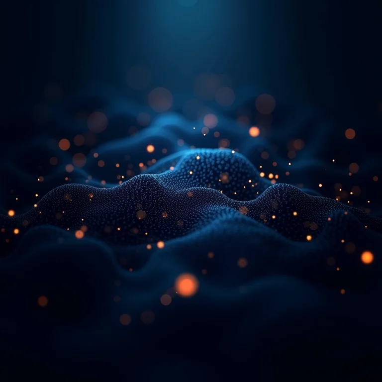 Arquitetura de uma rede neural profunda (deep learning) processando dados de linguagem.