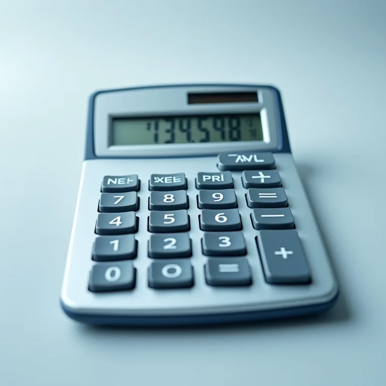 Calculadora com equação de cálculo de impostos em destaque, incorporando o valor da herança.