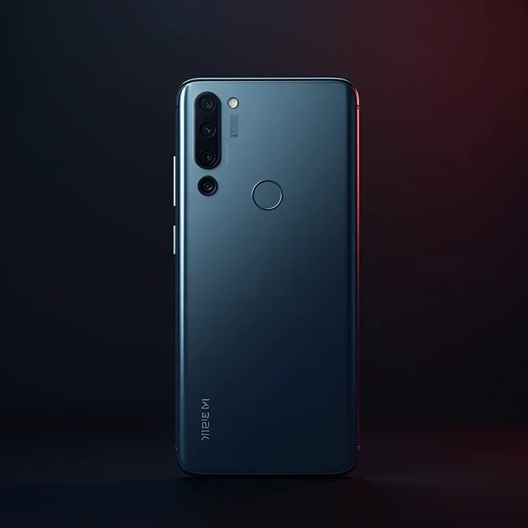 Close-up de um smartphone de alta qualidade gravando um vídeo ao vivo.