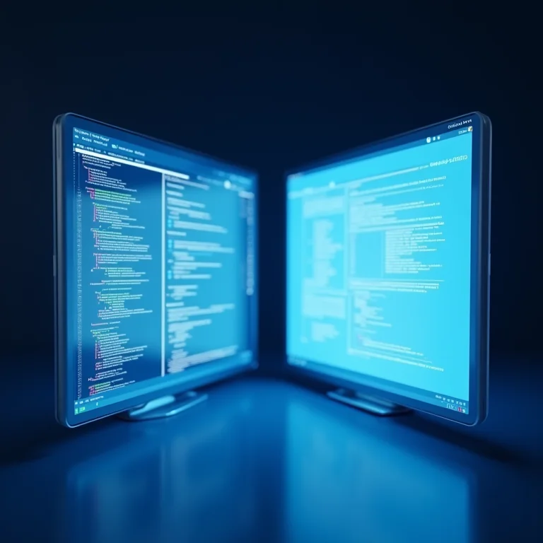 Comparativo visual entre as interfaces de CRM e ERP