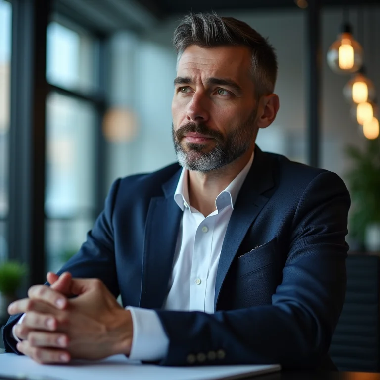 Consultor dando dicas de inovação B2B.