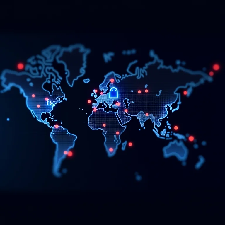 Dashboard complexo de um sistema de segurança de rede, visualizando as medidas de segurança do IaaS.