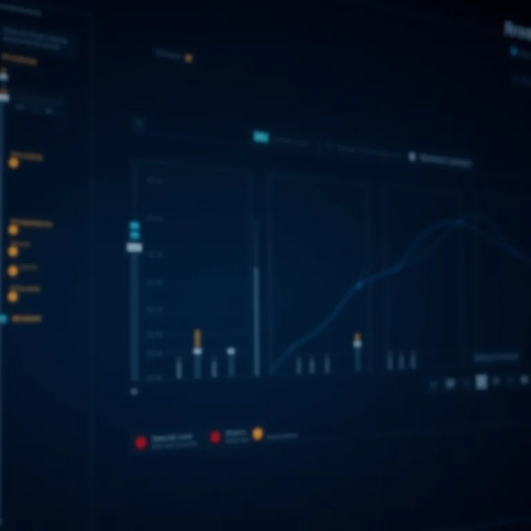 Dashboard mostrando aplicações de IA em diversos setores