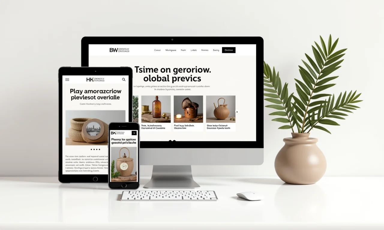 Design de website com legibilidade aprimorada pelo uso de espaço em branco.