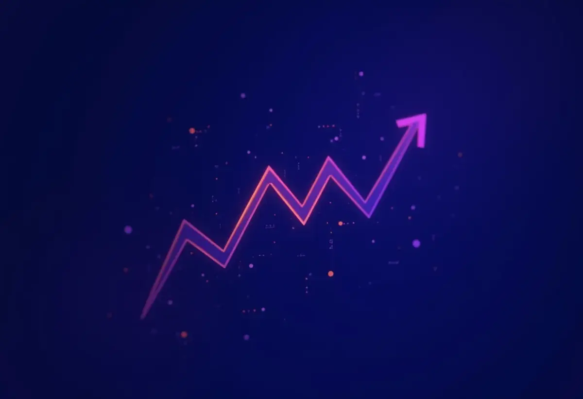 Investimento em FIIS: O erro crucial que você precisa evitar Gráfico abstrato representando investimento financeiro com linhas de tendência.
