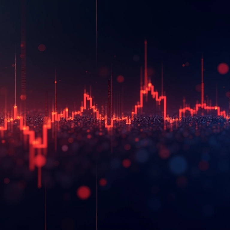 Gráfico de Volume at Price com heatmap sobreposto, exibindo a concentração de negociações em diferentes níveis de preço.
