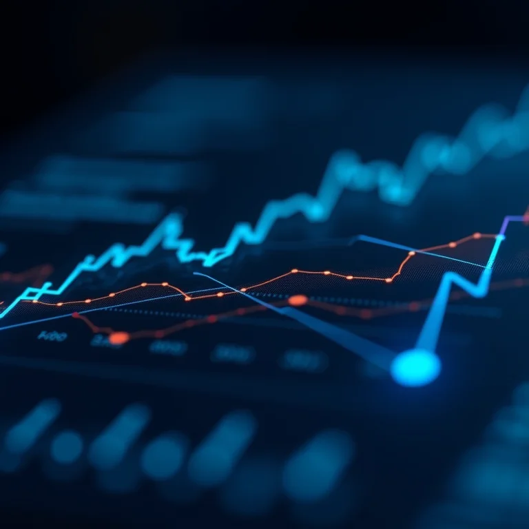 Gráficos e tabelas de dados analisando o desempenho da logística de e-commerce.