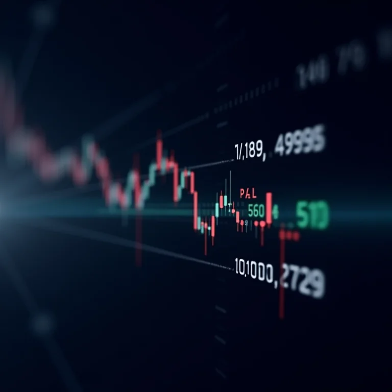 Histórico do P/L em um ticker da bolsa de valores.