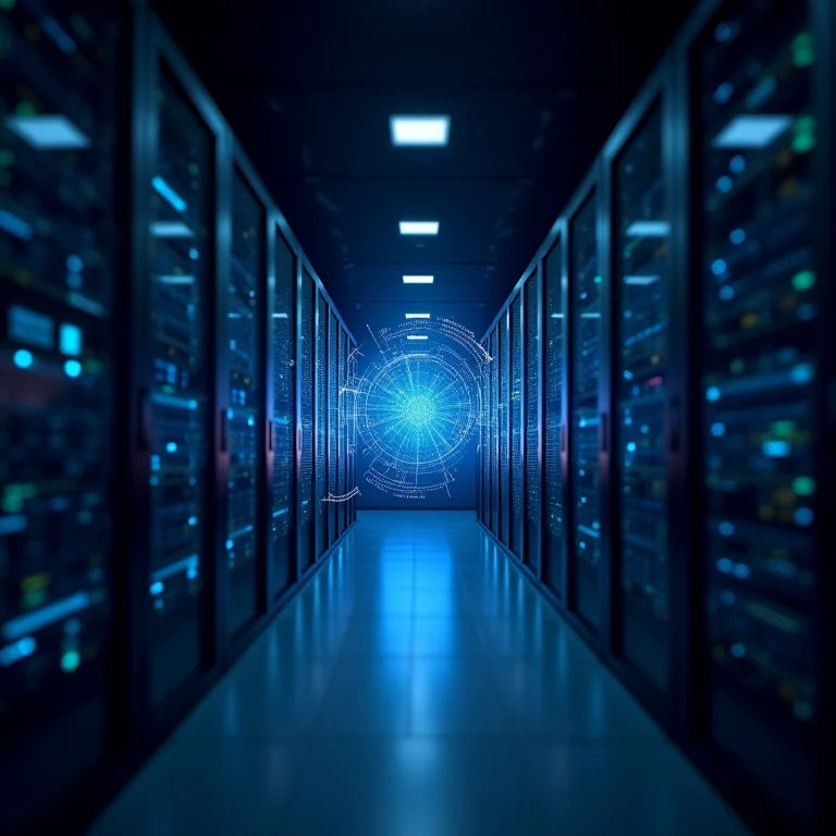 Infraestrutura de data centers com interfaces de realidade aumentada.