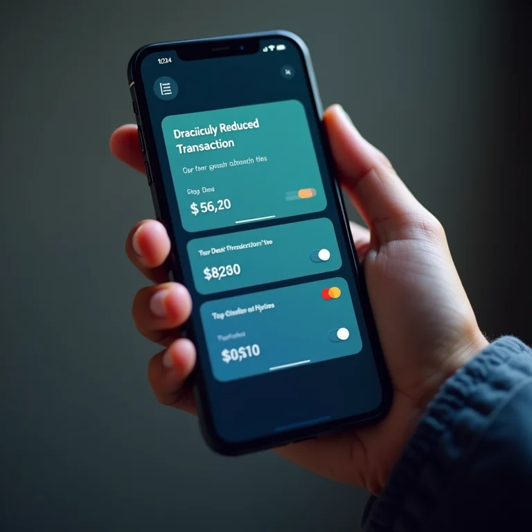 Interface de carteira digital mostrando taxas de transação reduzidas com o Real Digital.