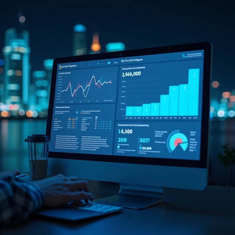 Interface do Qlik Sense exibindo relatórios interativos de RH.