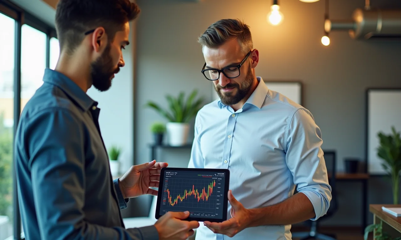 Investidores brasileiros analisando dados de mercado para escolher a melhor opção.