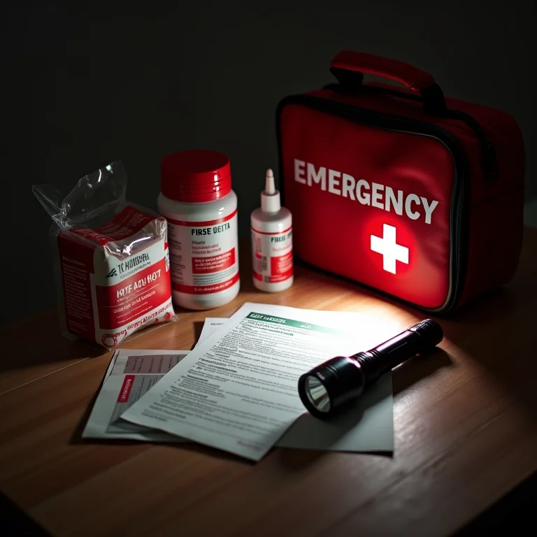 Kit de emergência para imprevistos durante o ano sabático