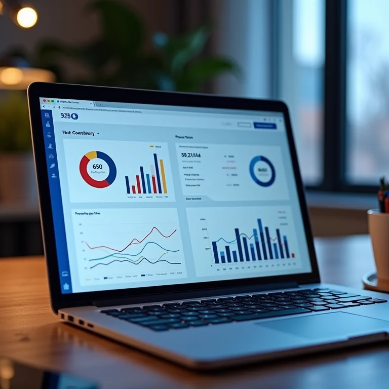 Laptop mostrando ferramentas essenciais para link building.