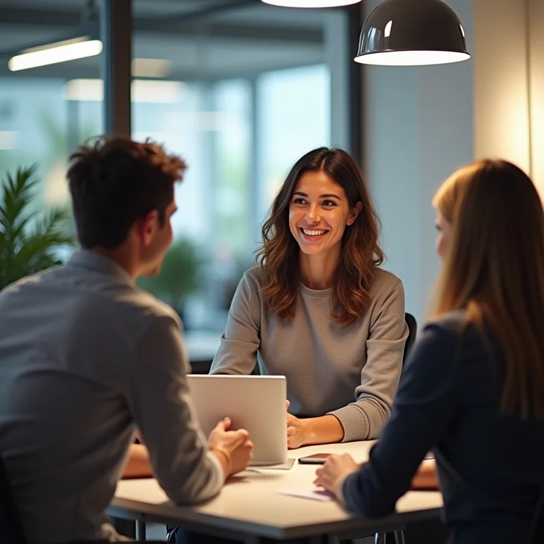 Liderança promove a felicidade no ambiente de trabalho.