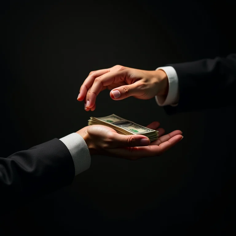 Mãos representando a aversão à perda nas finanças.