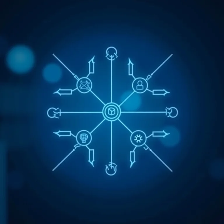 Matriz de contradições em tela de alta tecnologia.
