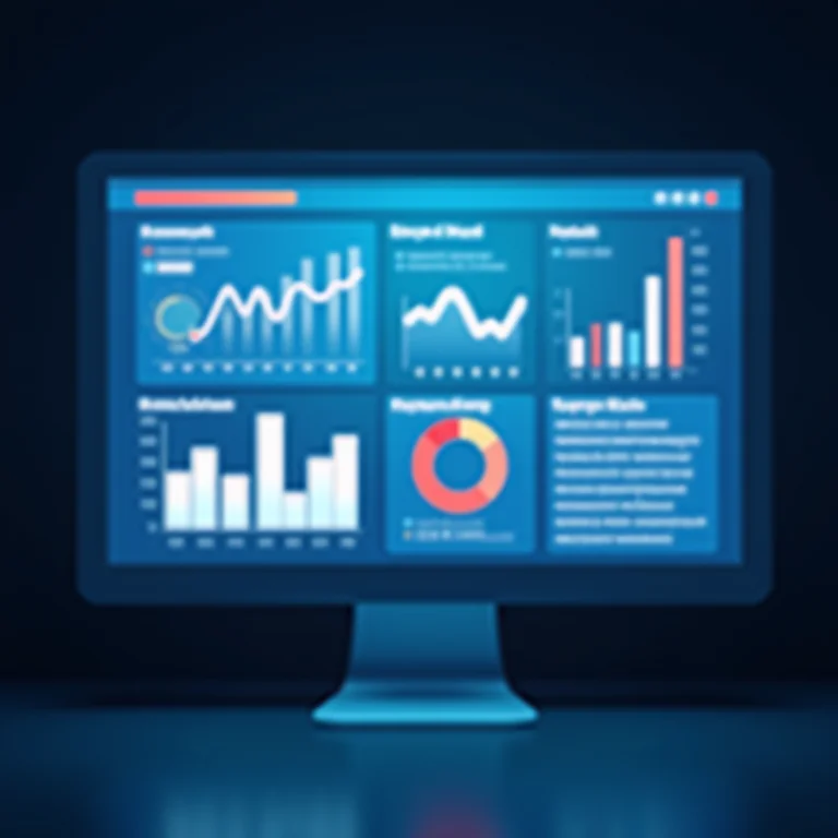 Monitoramento do processo de otimização de um site em um painel de controle.
