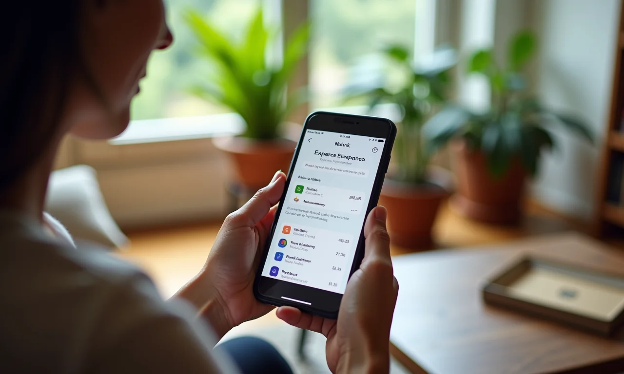 Pessoa usando app Nubank para investir com cartão Ultravioleta