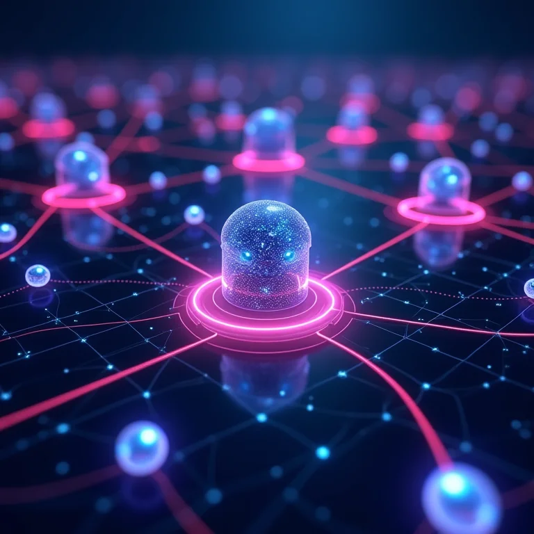 Rede blockchain com elementos de jogos e NFTs.