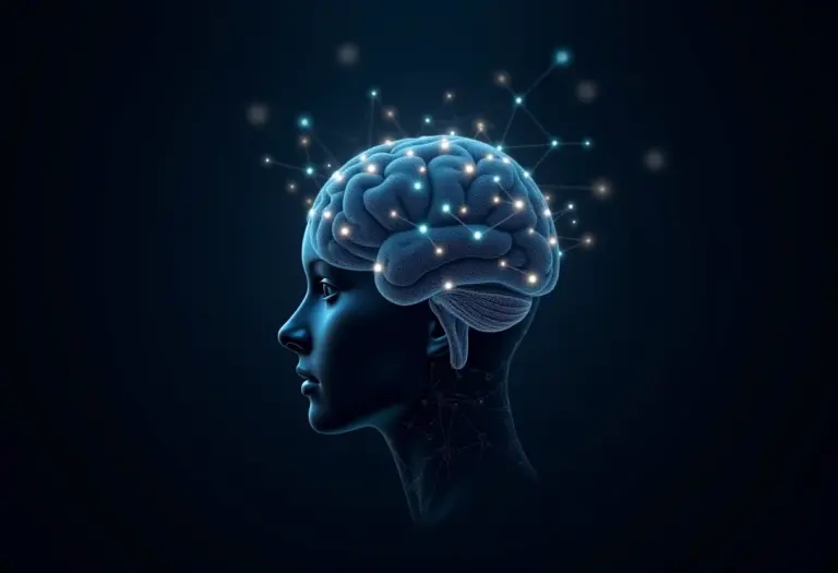 Processamento de Linguagem Natural: A inovação que vai te surpreender Rede neural representando a compreensão da linguagem pela IA