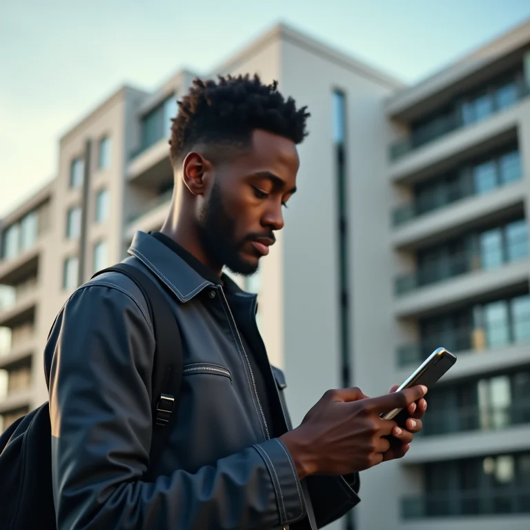 Simulação de financiamento imobiliário no celular antes de comprar um imóvel