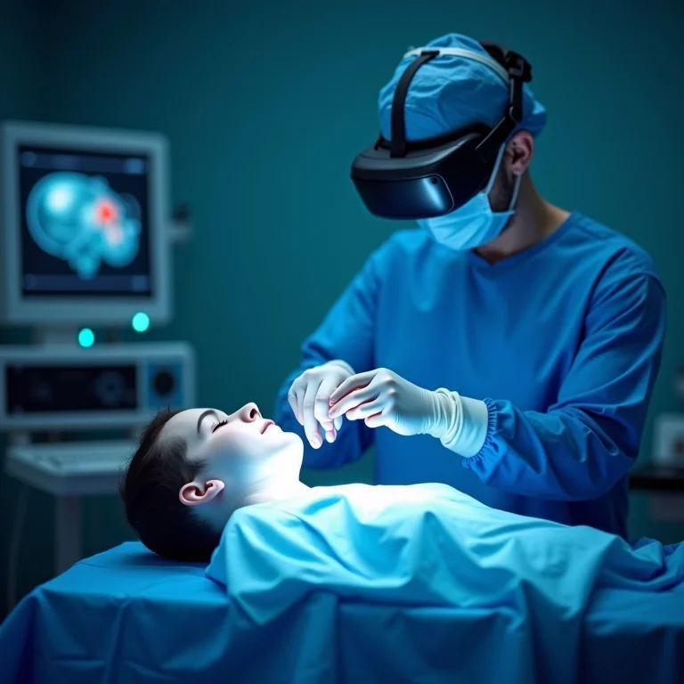 Treinamento médico com realidade mista