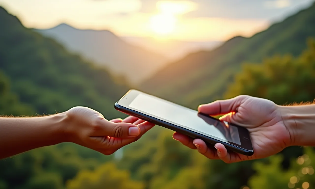 Troca de e-book gratuito com paisagem brasileira.