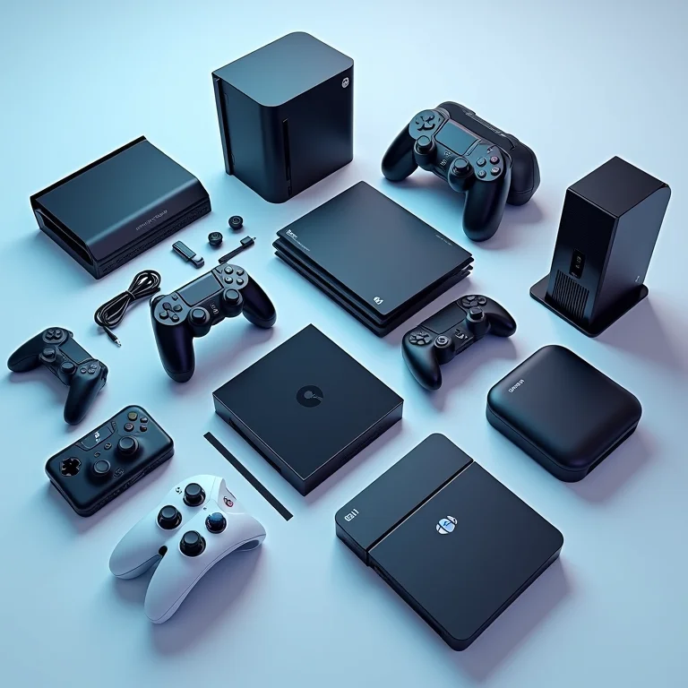 Várias plataformas e dispositivos de jogos.