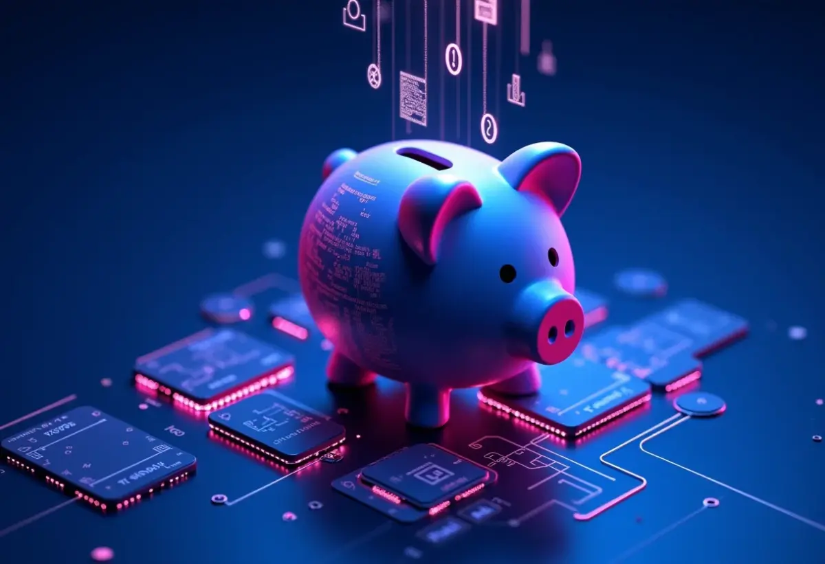 Conceito visual de empréstimo com garantia de veículo e riscos financeiros