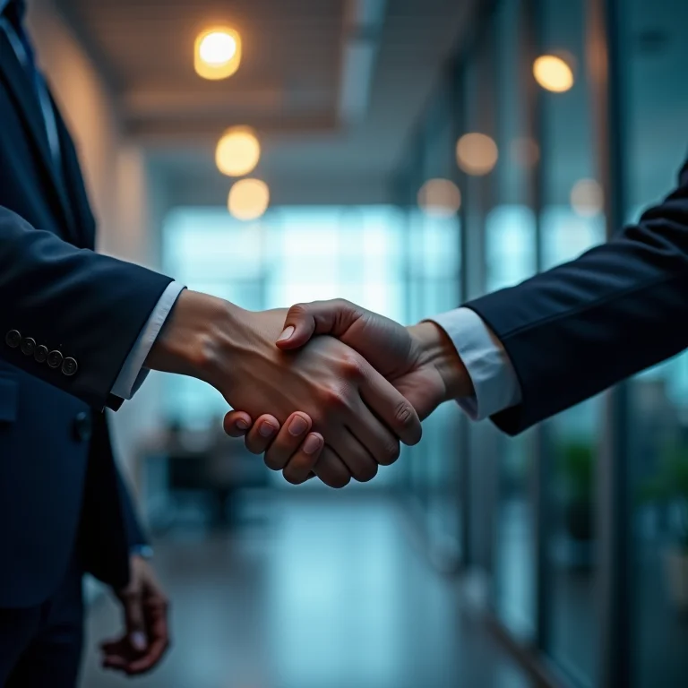 Contrato digital sendo assinado com tecnologia blockchain.