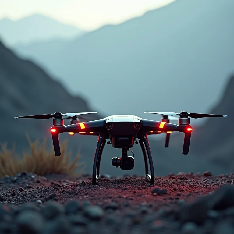 Drones e veículos autônomos na mineração.