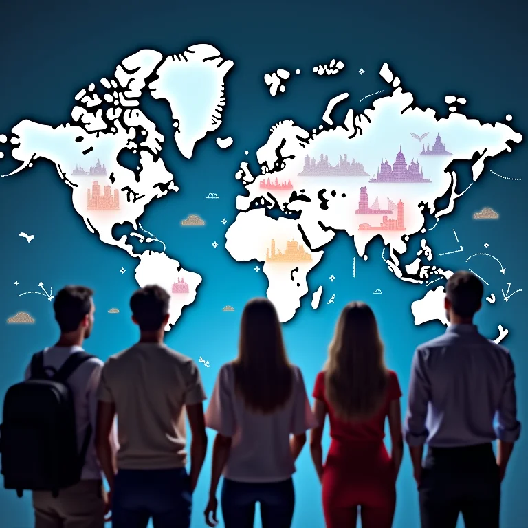 Escolhendo destinos para o ano sabático com tecnologia