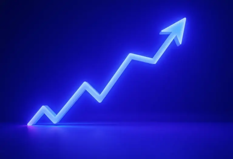 Prazo de investimento: o segredo para turbinar seus ganhos Gráfico abstrato representando o crescimento de investimentos.