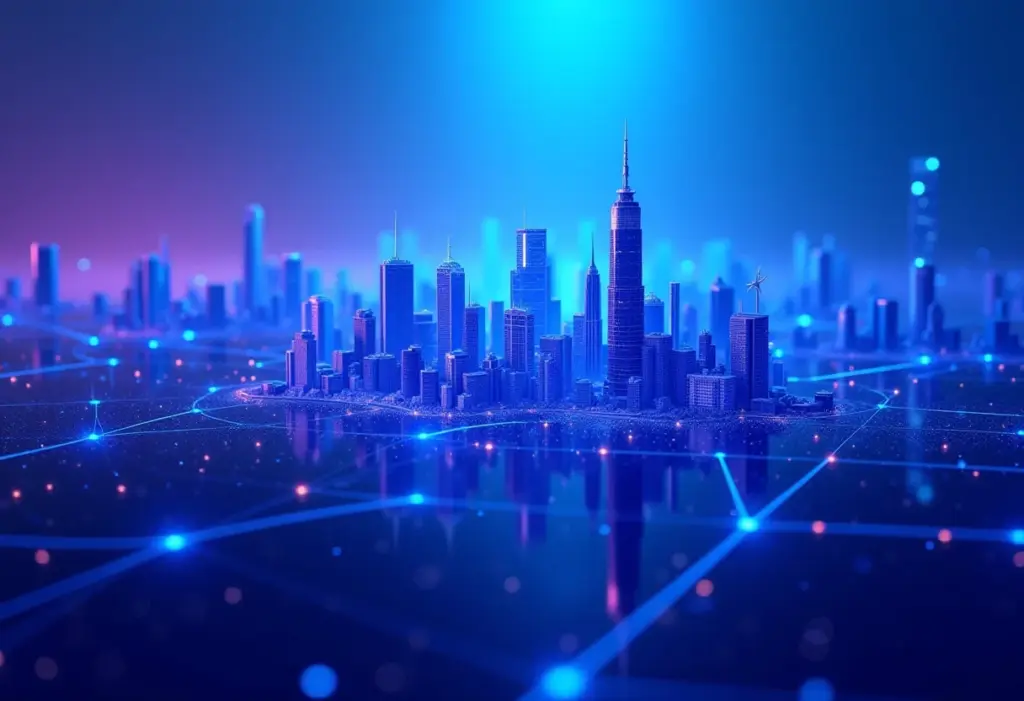Metaverso imobiliário: representação digital de um futuro urbano.