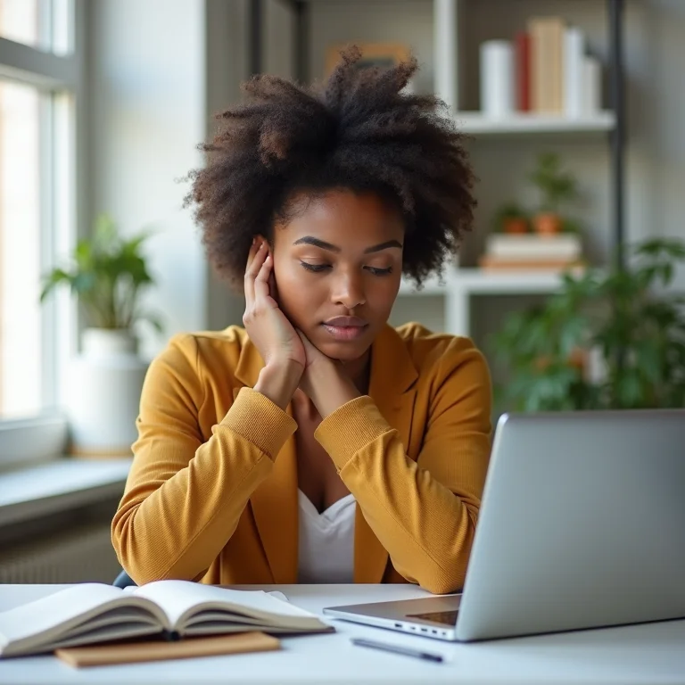 Mulher abrindo conta em uma corretora online