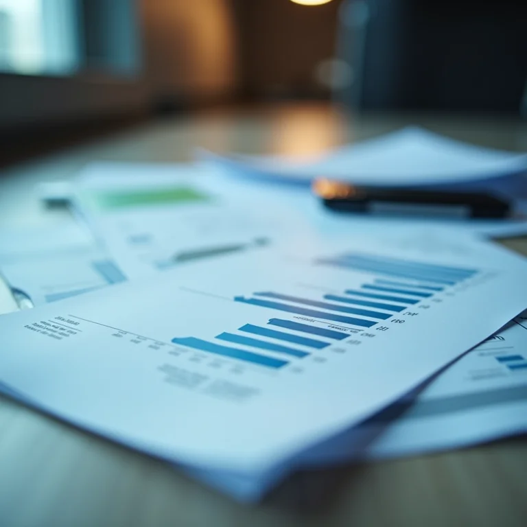 Organização de documentos financeiros para diagnóstico