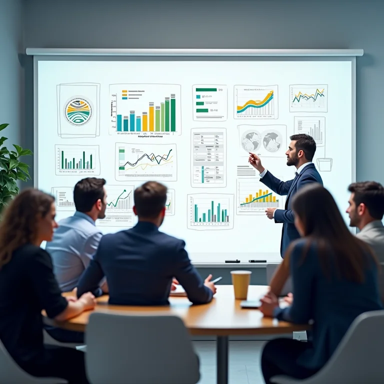 Profissionais de negócios planejando conteúdo relevante
