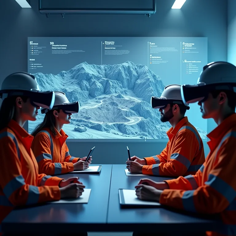 Realidade Aumentada e Virtual na mineração.
