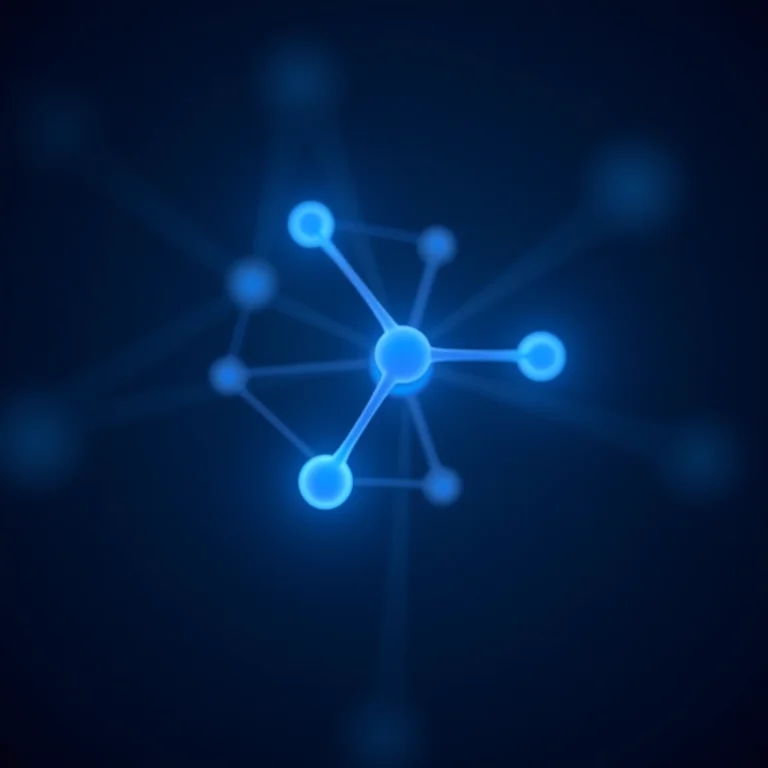 Representação visual de uma rede neural para IA Generativa
