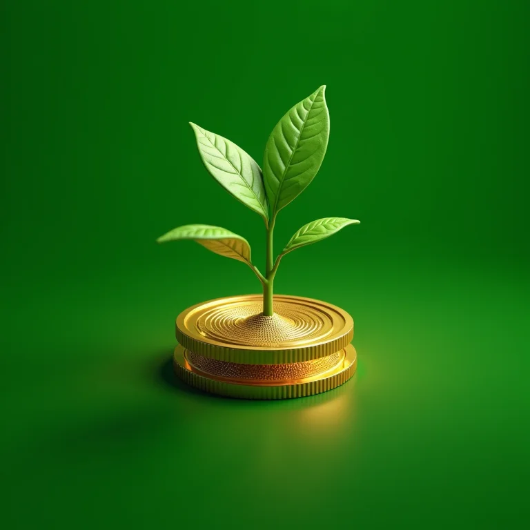 Semente digital germinando, representando o mercado primário