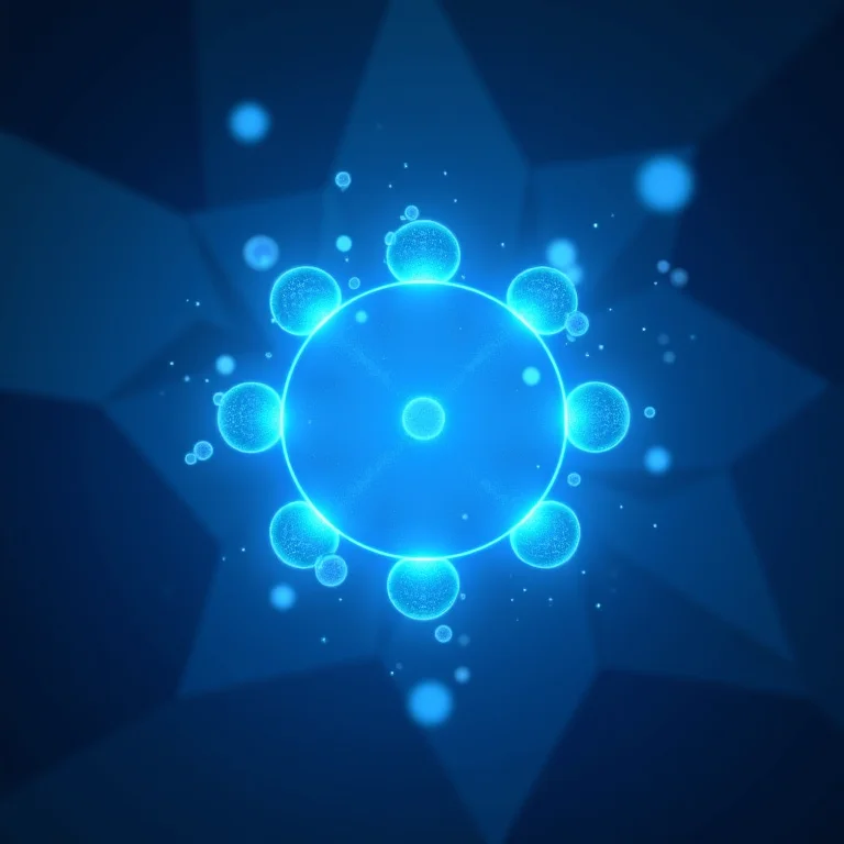 Visualização abstrata da captura pré-combustão e produção de hidrogênio azul.
