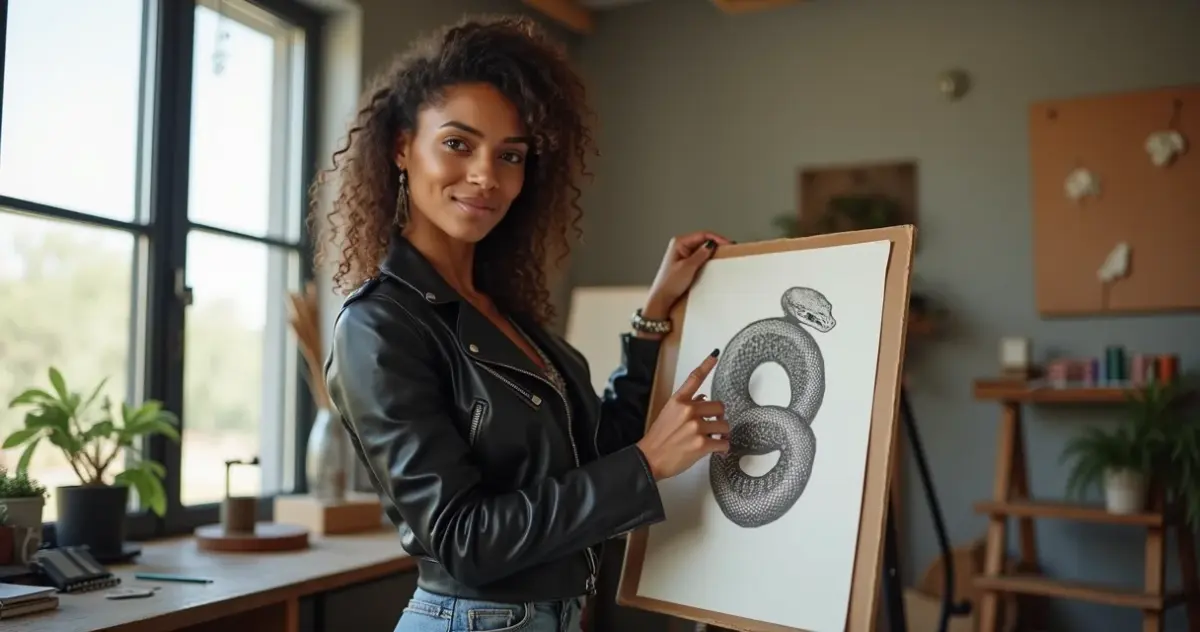 Como desenhar uma cobra realista em minutos com a letra 'S'