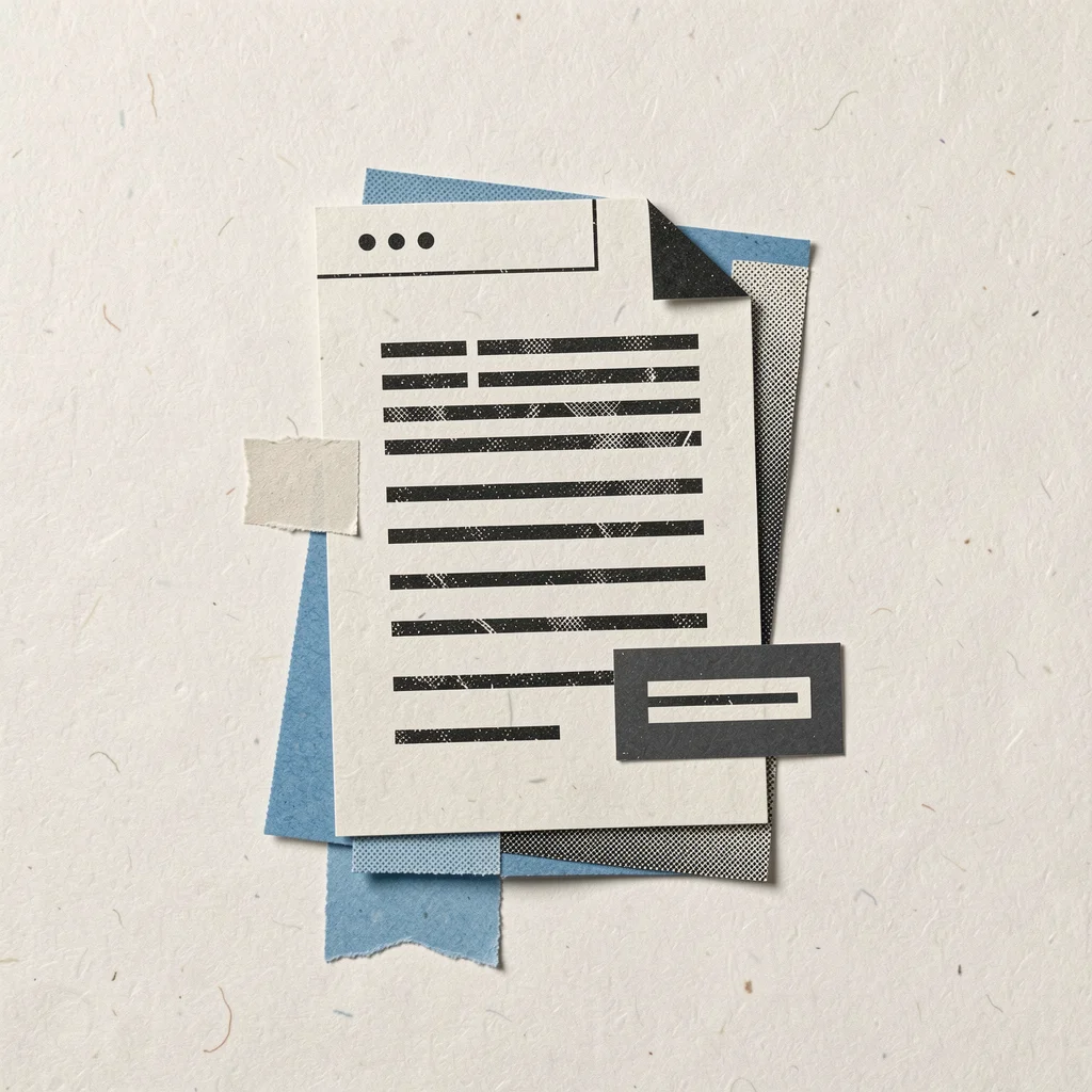 Infográfico artístico em colagem mostrando a conversão de arquivos para assinatura.