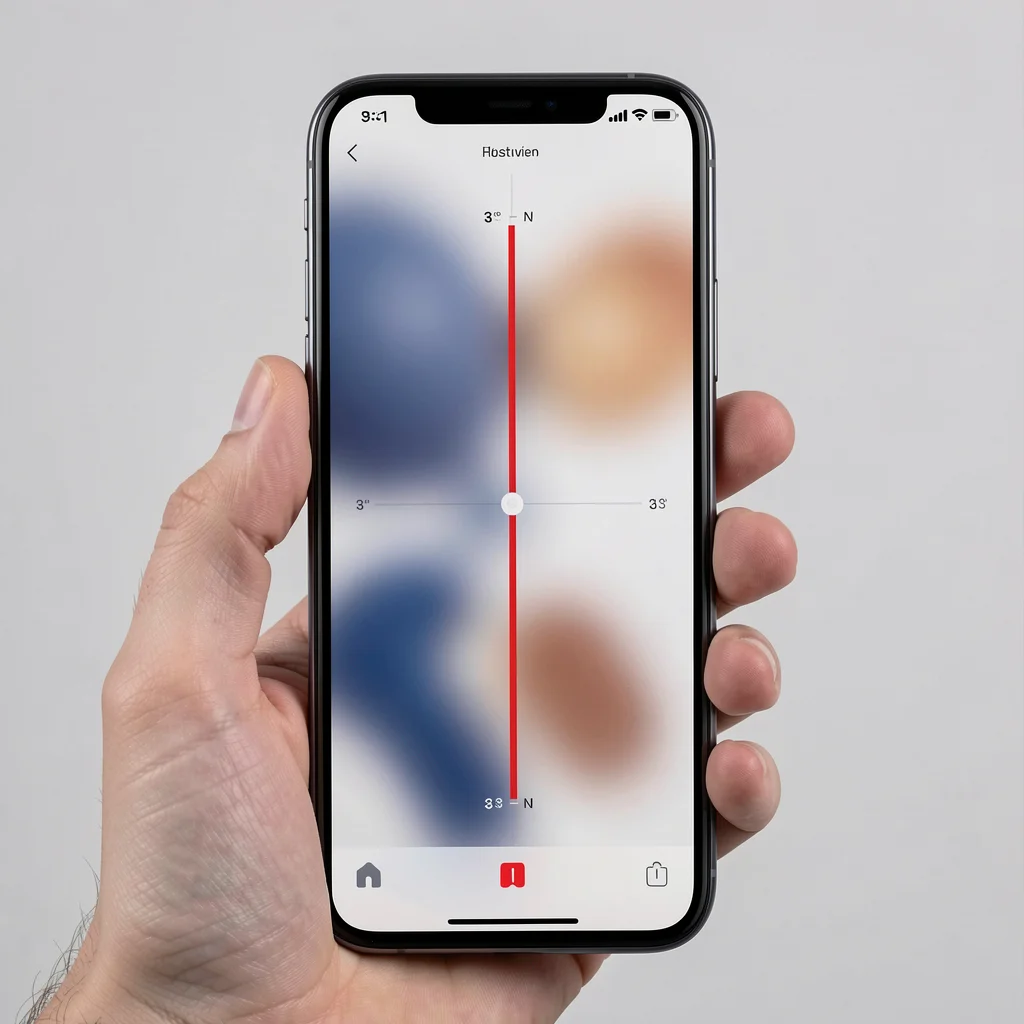 Smartphone exibindo barra de progresso de vídeo cortada aos 3 segundos, com formas abstratas na tela